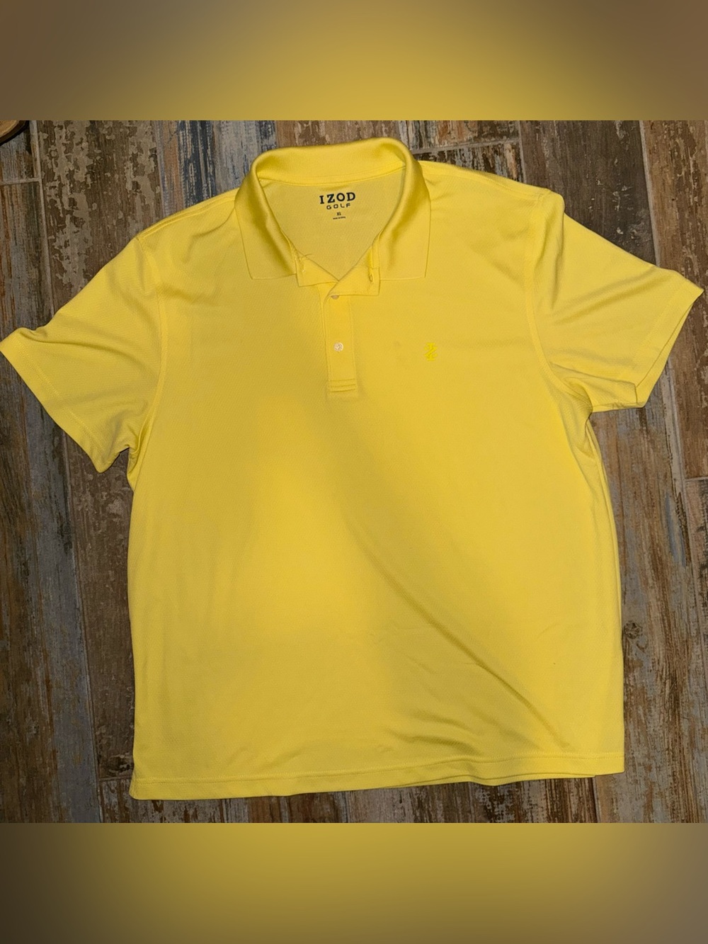 #0051 Men’s IZOD Golf Polo- Yellow XL